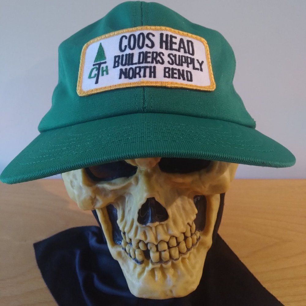 Vintage Coos Head Builders Supply Patch Snap Back Trucker Hat